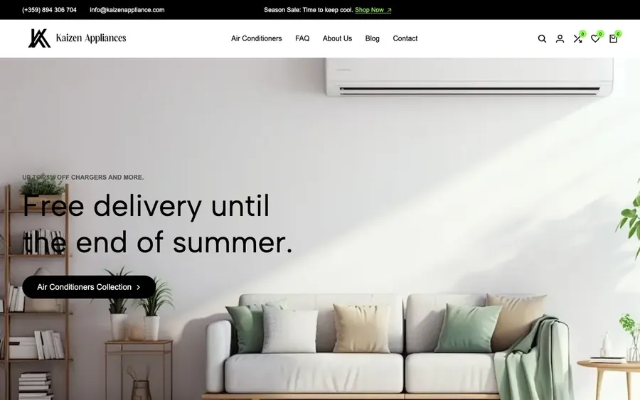 Kaizen Appliances — Онлайн магазин за уреди